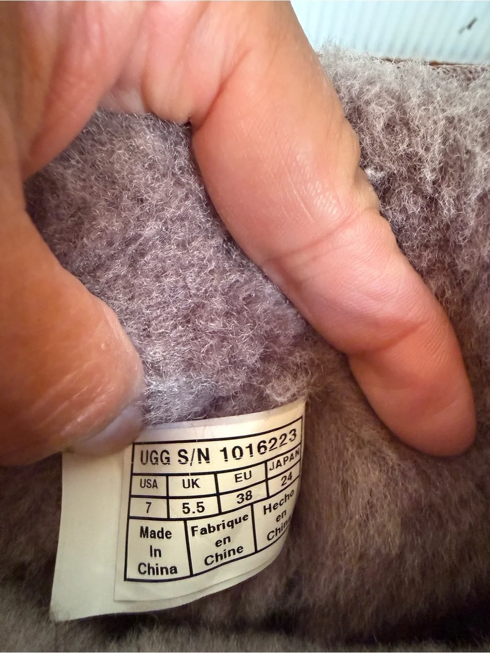 UGG warm fleece